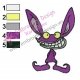 Ickis Real Monsters Embroidery Design 03